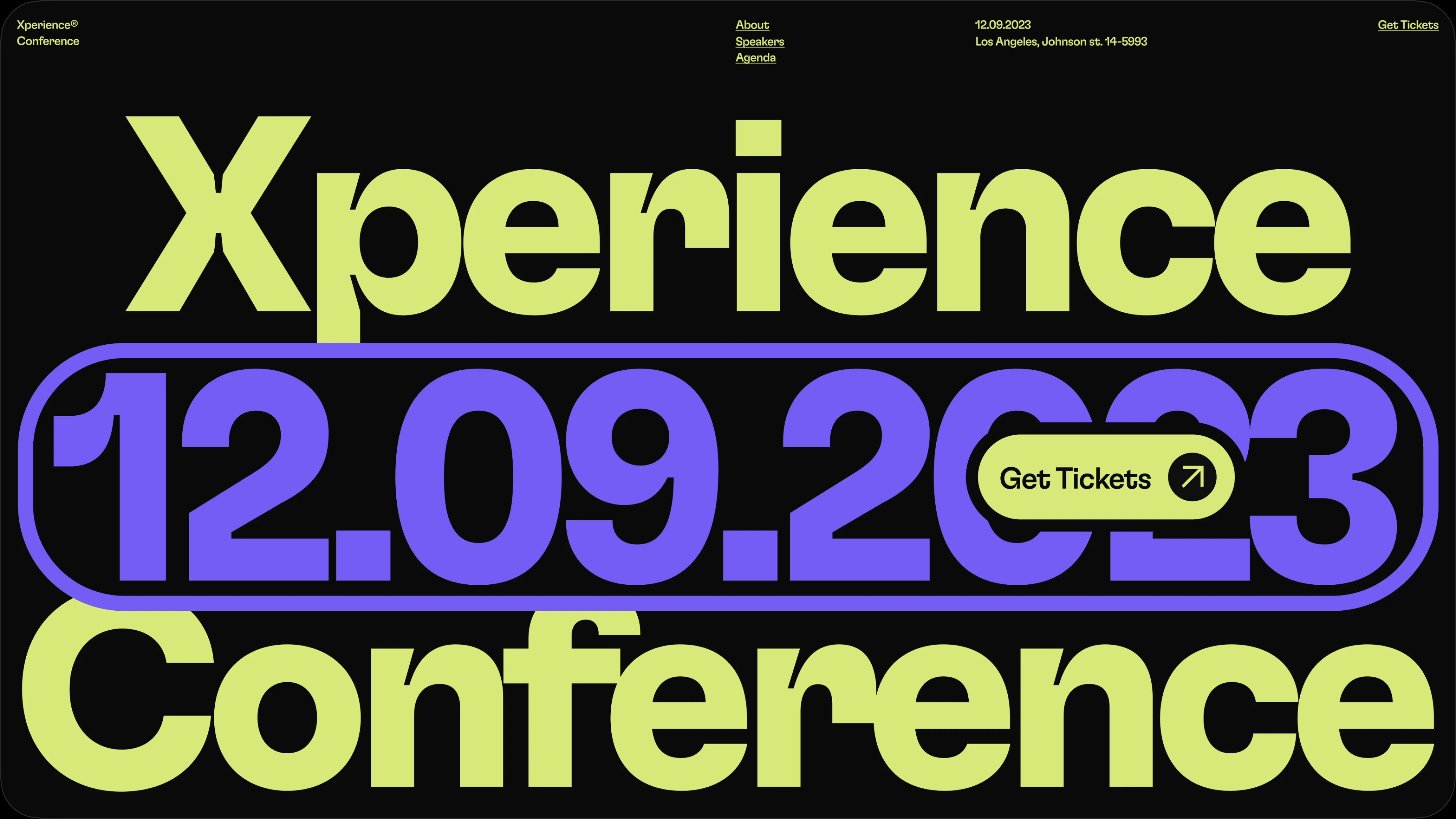 Xperience Conference concept