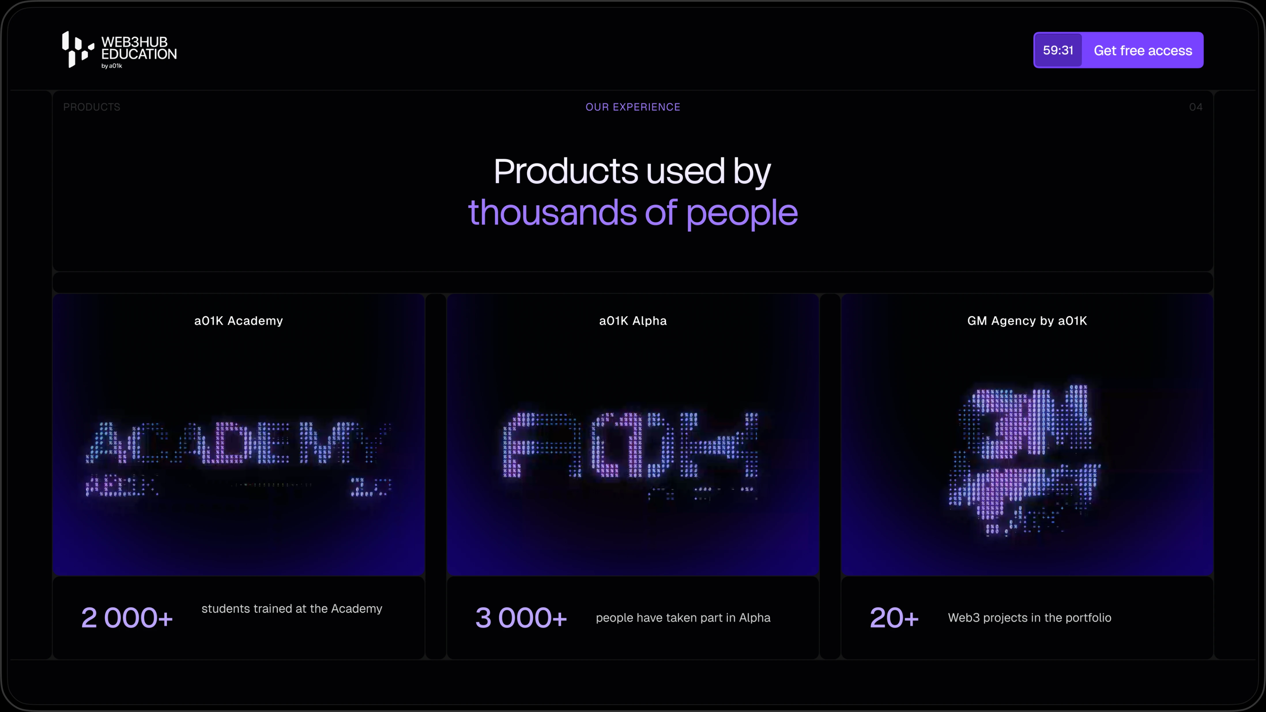 Web3Hub products